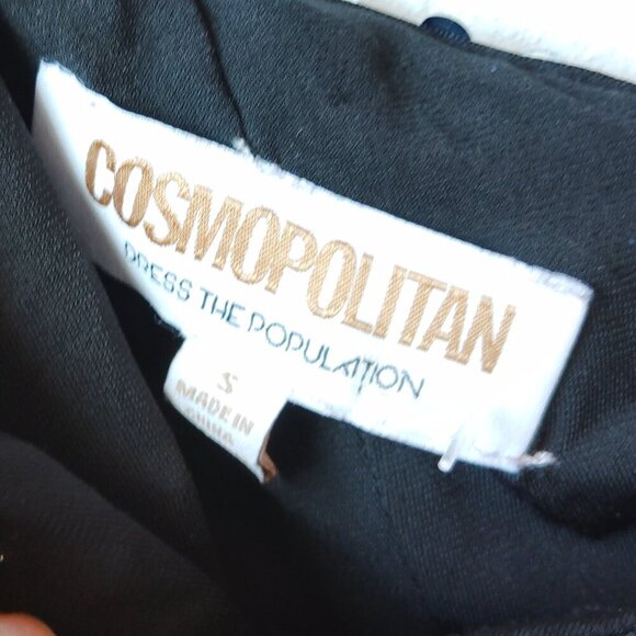 Dress the Population Metallic One Shoulder Dress - Picture 4 of 5